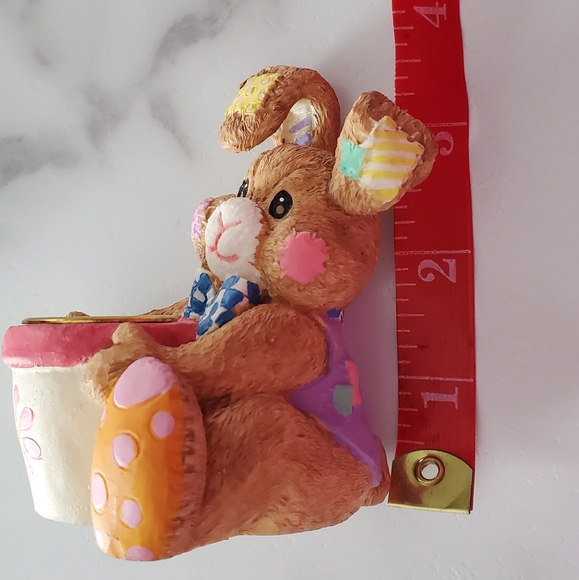 Easter Bunny Taper Candlestick Holder Chic hugger - Picture 4 of 10